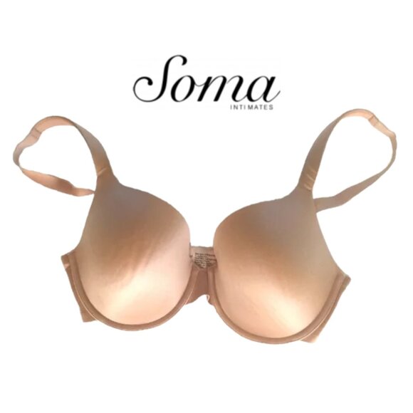 Soma Bra 34C Enhancing Shape Full Coverage Padded, EUC - Picture 1 of 5